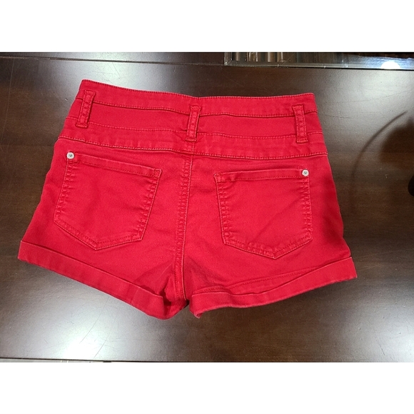 Xhilaration Pants - Red High-Waisted Shorts